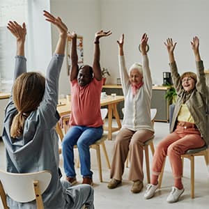 aerobic chair exercise